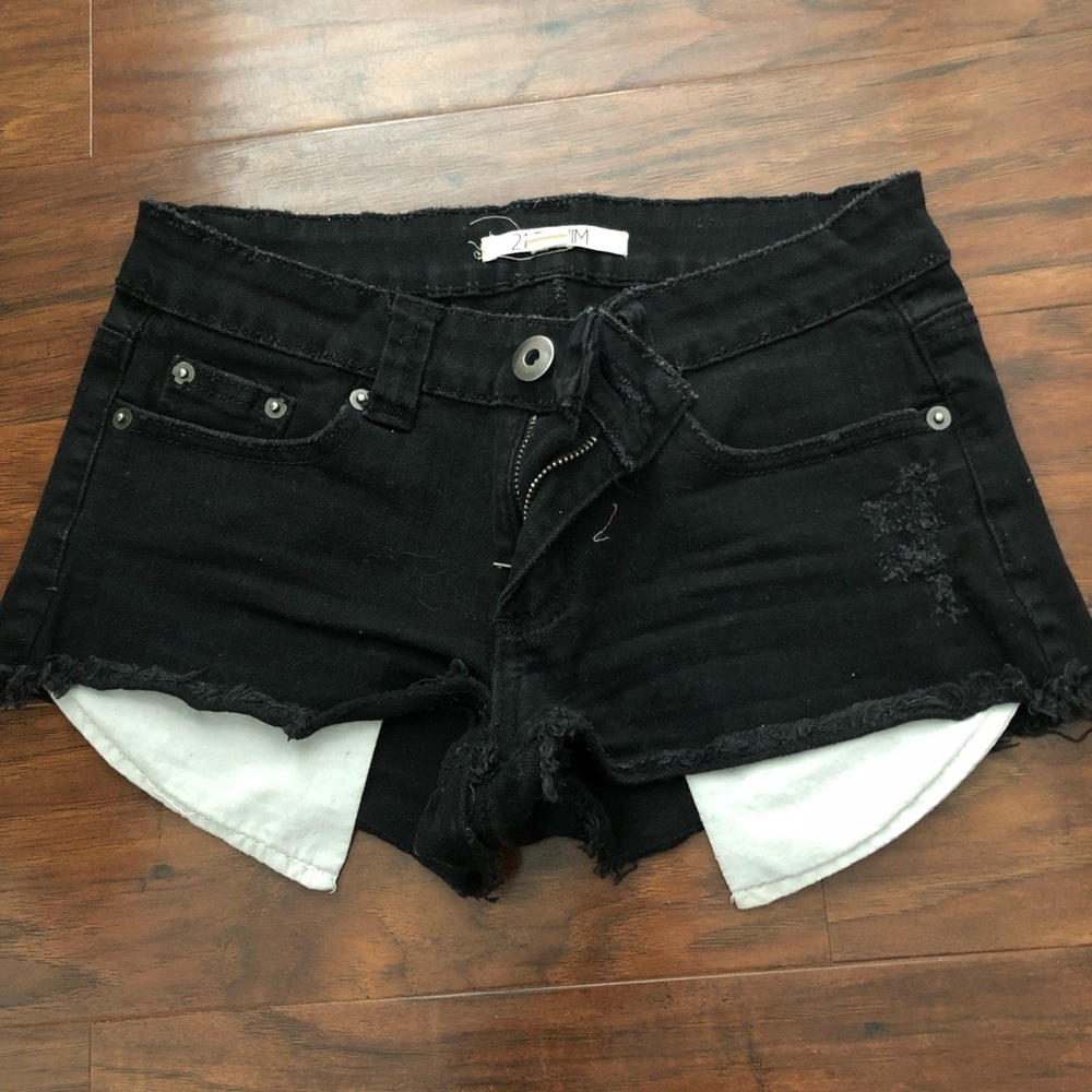 Forever21❣️ BLACK Jean Shorts